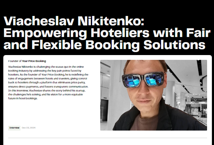 Interview with the owner Your Price Booking